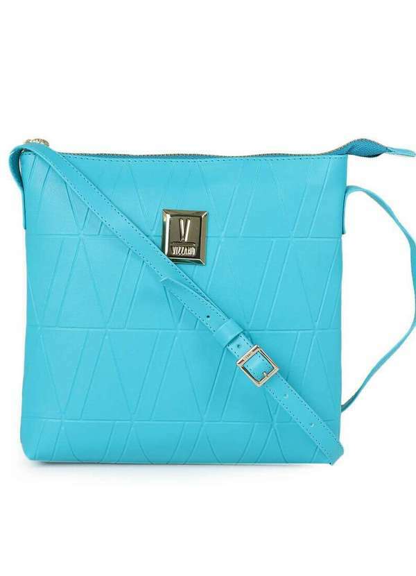 Vizzano - Bolsa Transversal Feminino Vizzano Básica Azul