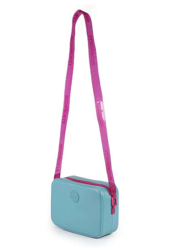 Moleca - Bolsa Transversal Infantil Moleca Quadrada Turquesa 2