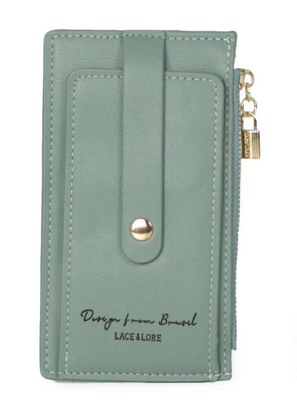 Lace Lore - Carteira Feminina Lace Lore Cadeado Verde
