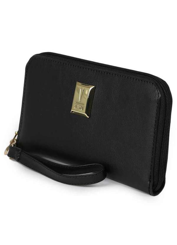 Vizzano - Carteira Feminina Vizzano Zíper Preto 2