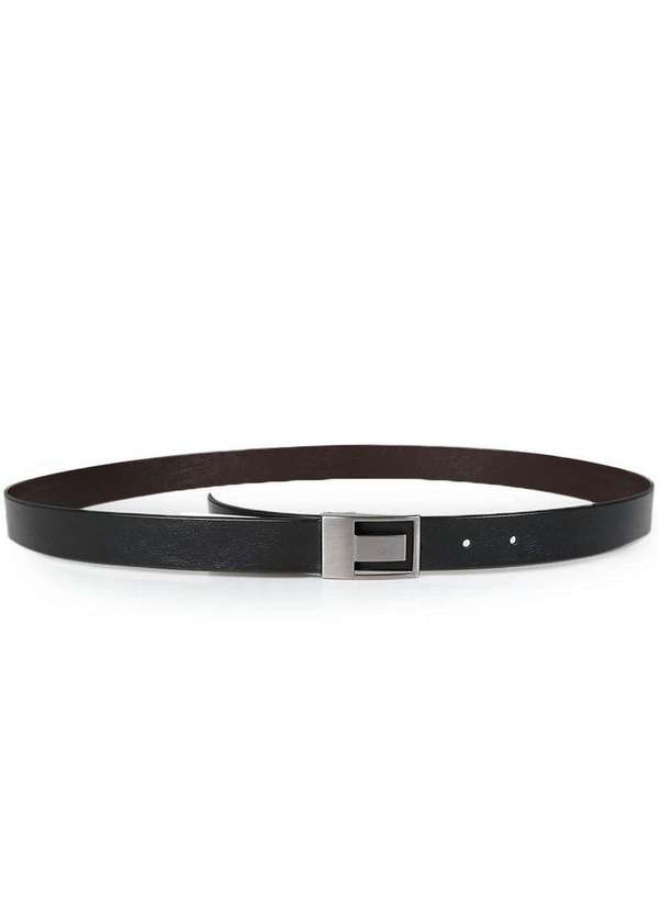 America - Cinto Social Masculino América Dupla Face Preto 2