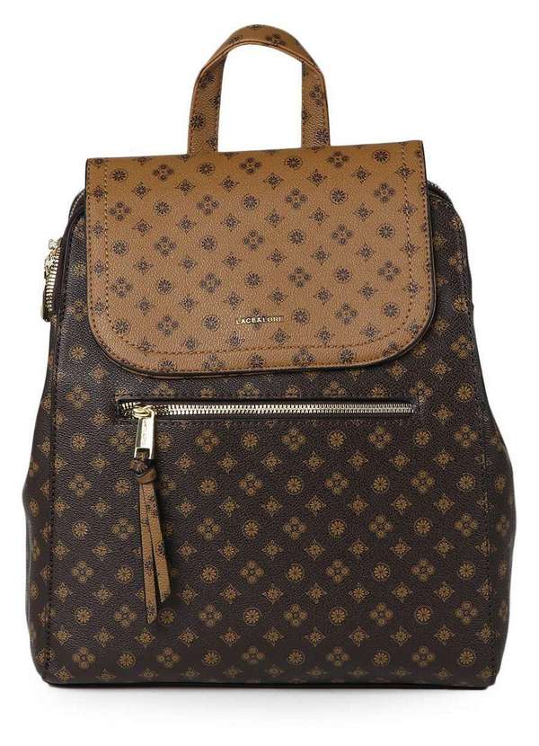 Lace Lore - Bolsa Mochila Feminina Lace Lore Minimalista Cafe