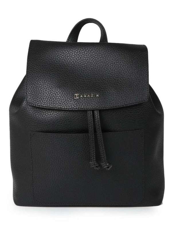 Ramarim - Bolsa Mochila Feminina Ramarim Monocromático Preto