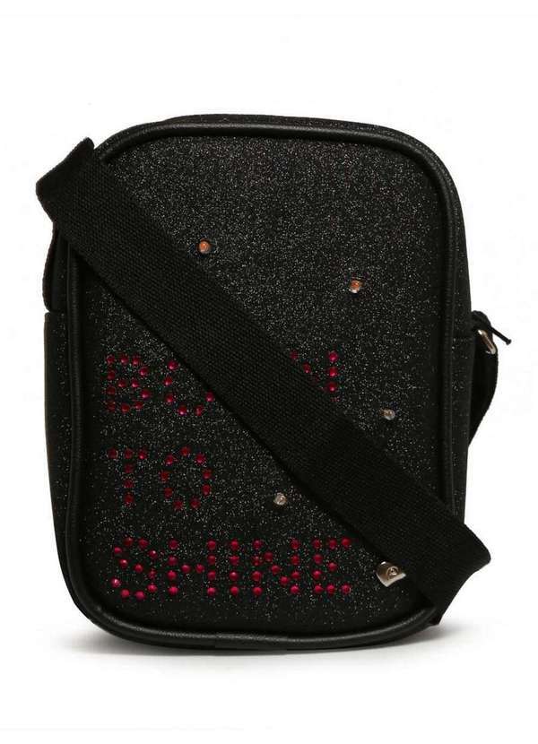 Pampili - Bolsa Transversal Infantil Pampili Luz Preto