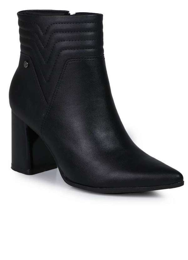 Ramarim - Ankle Boots Feminina Ramarim Costura V Preto