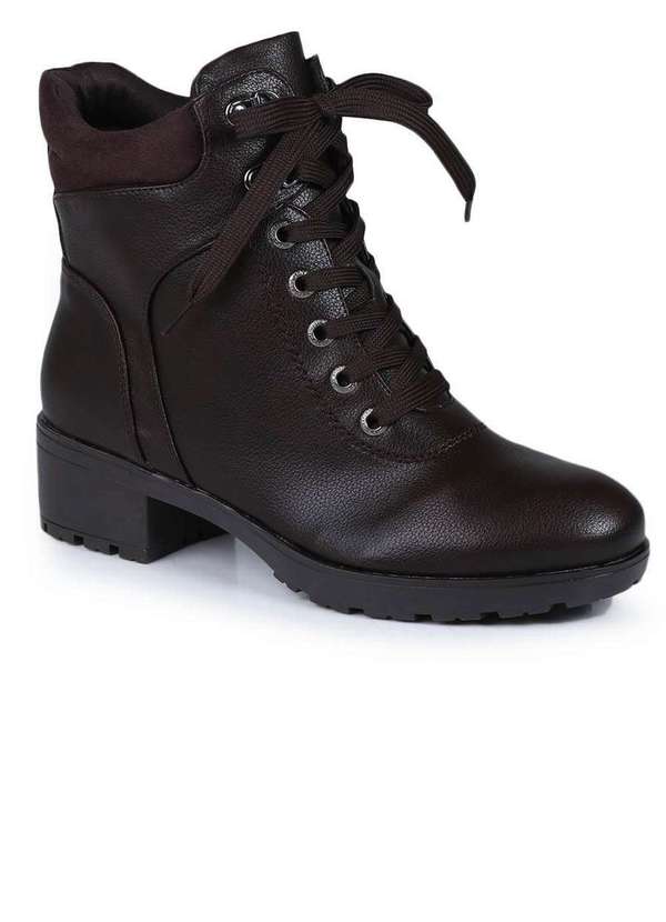 Mooncity - Bota Coturno Feminina Mooncity Cafe