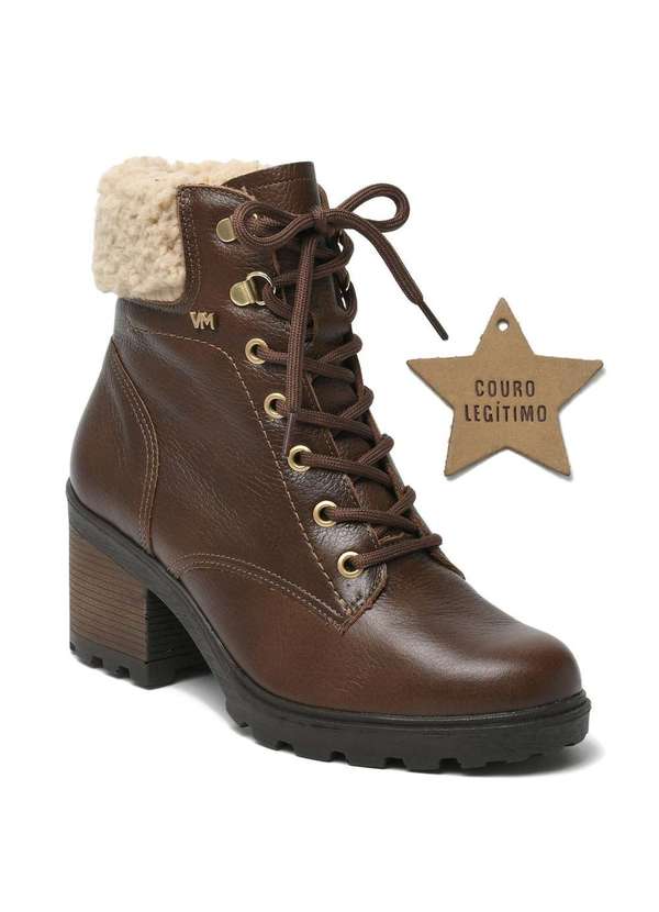 Via Marte - Bota Coturno Feminina Via Marte Pelo Caramelo