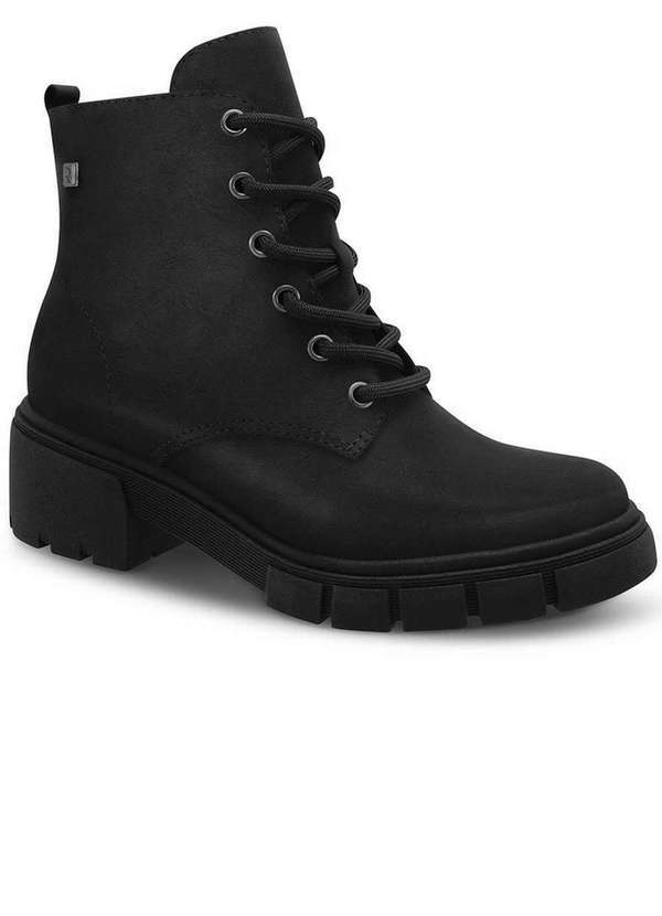 Ramarim - Bota Coturno Feminino Ramarim Básico Preto