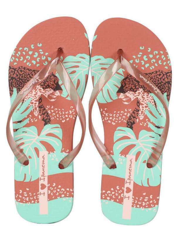 Aerojump - Chinelo Feminino Ipanema I Love Sun Marrom
