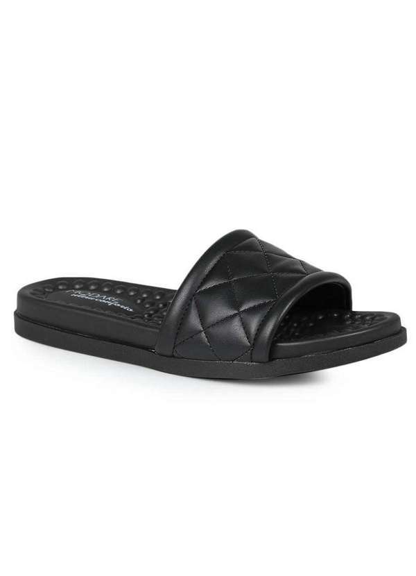 Modare - Chinelo Slide Feminino Modare Matelassê Preto
