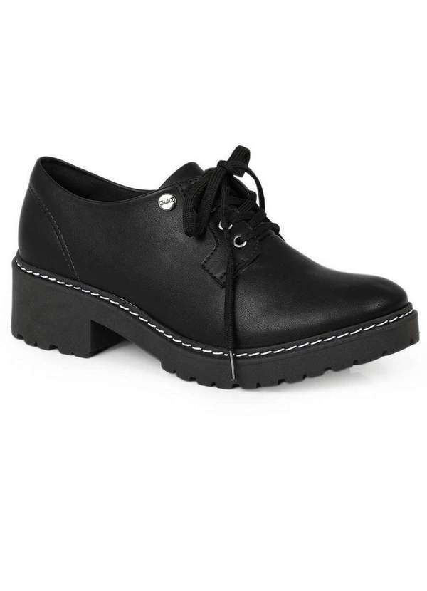 Quiz - Sapato Oxford Feminino Quiz Básico Preto