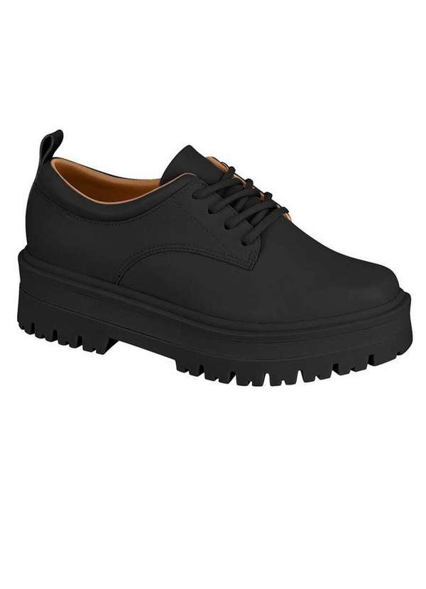 Vizzano - Sapato Oxford Feminino Vizzano Básico Preto