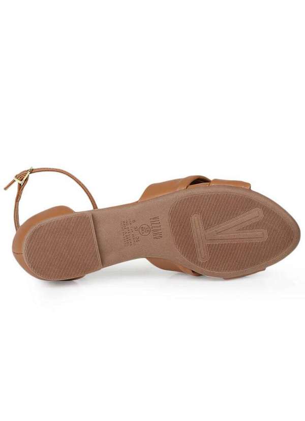 Vizzano - Sandália Rasteira Feminina Vizzano Básica Caramelo 3