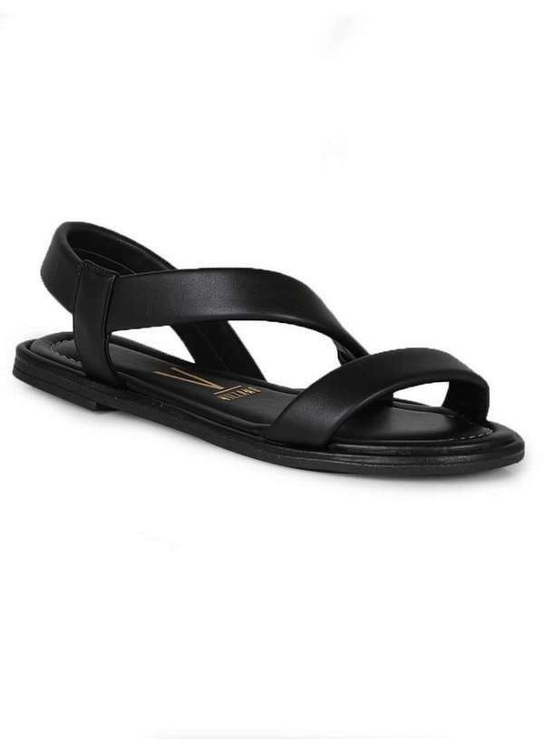 Vizzano - Sandália Rasteira Feminina Vizzano Confort Preto