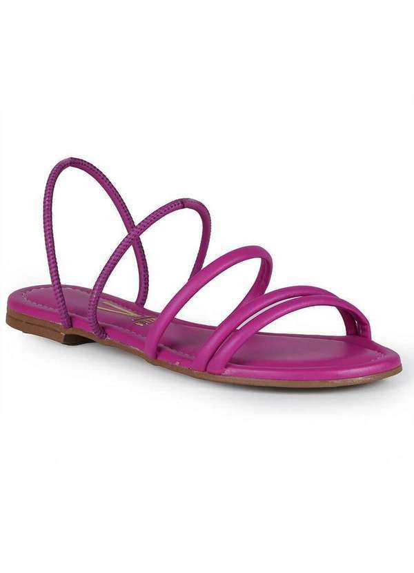 Vizzano - Sandália Rasteira Feminina Vizzano Hot Season Fucsia