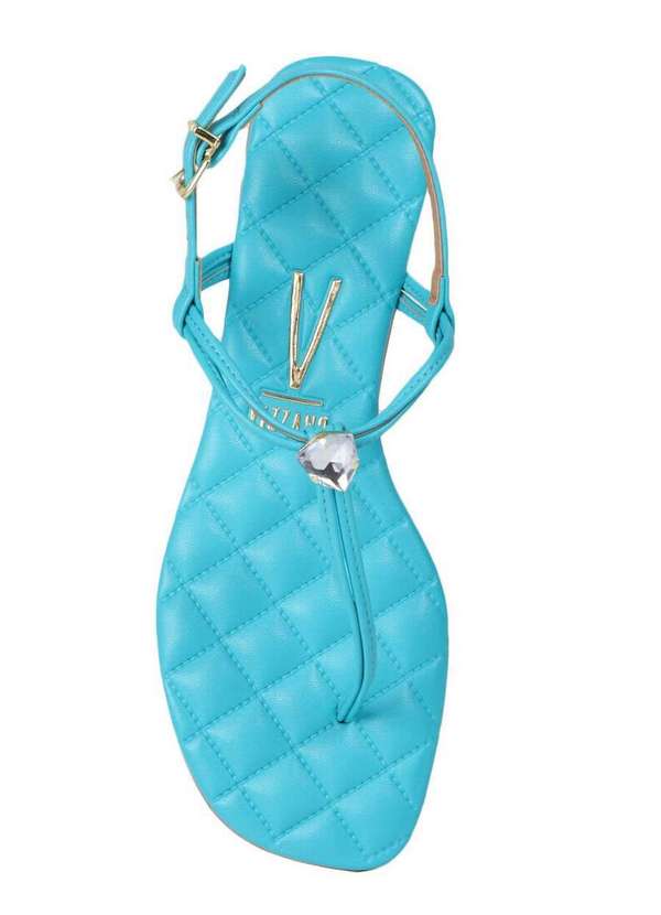 Vizzano Sandália Rasteira Feminino Vizzano Pedra Azul