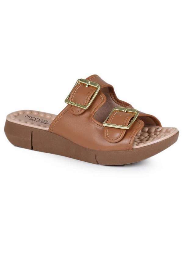 Modare - Tamanco Birken Feminino Modare Ultraconforto Caramelo