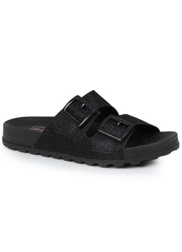 Moleca - Tamanco Birken Feminino Moleca Estravagante Preto