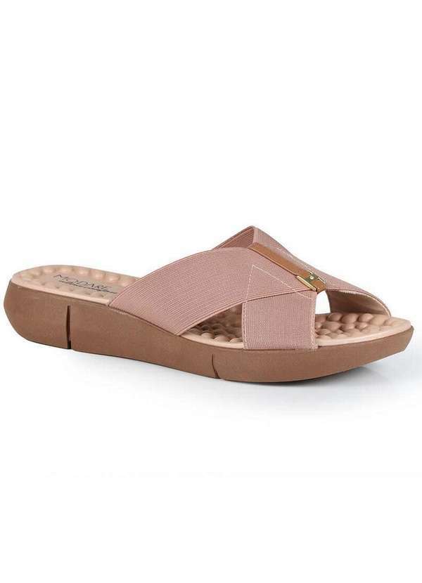 Modare - Tamanco Rasteiro Feminino Modare Belle Nude