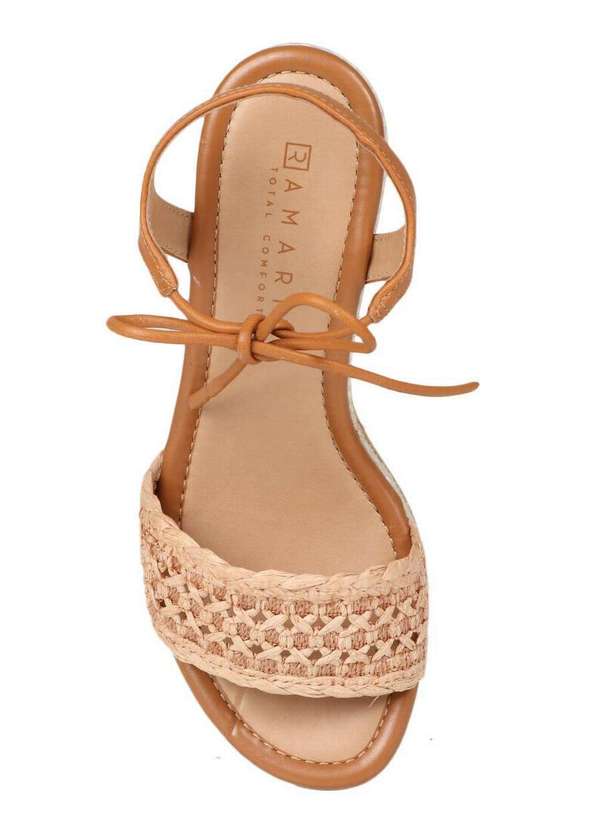 Sandália Anabela SandÃ¡lias Ramarim Total Confort Sandalias Total