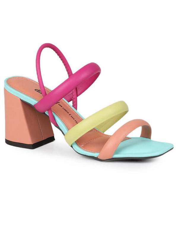 Dakota Sandália Salto Feminina Dakota Color Color