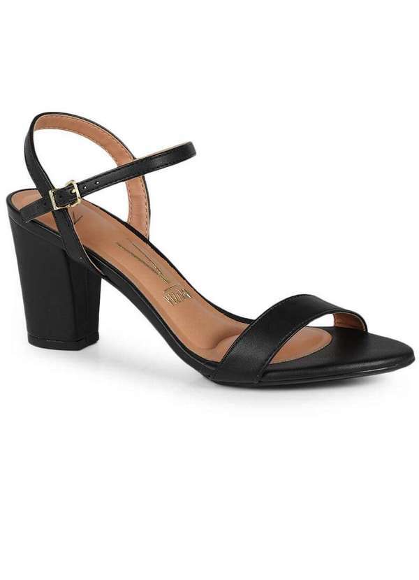 Vizzano - Sandália Salto Feminino Vizzano Classe Preto