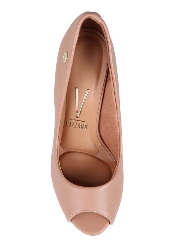 Heel Peep Toe Rosa Vizzano Sandalia Vizzano 6292200 Tela Shine Rosado