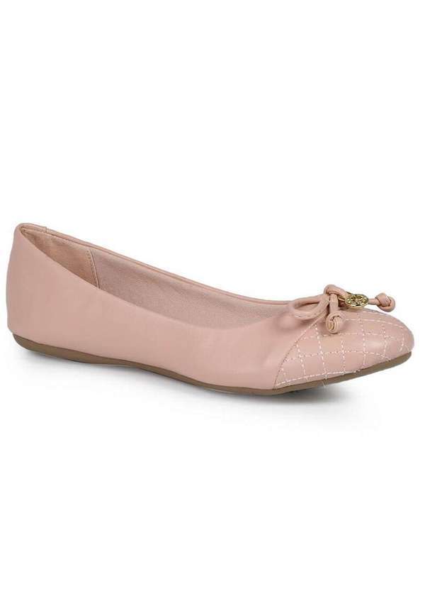 Sua Cia - Sapatilha Feminina Sua Cia Bico Redondo Nude