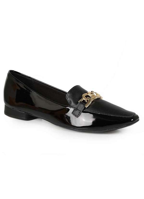 Sua Cia - Mocassim Feminino Sua Cia Loafer Preto
