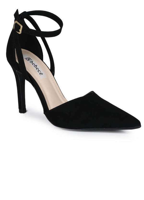 São Paulo - Sapato Scarpin Feminino Bebecê Salto Fino Preto
