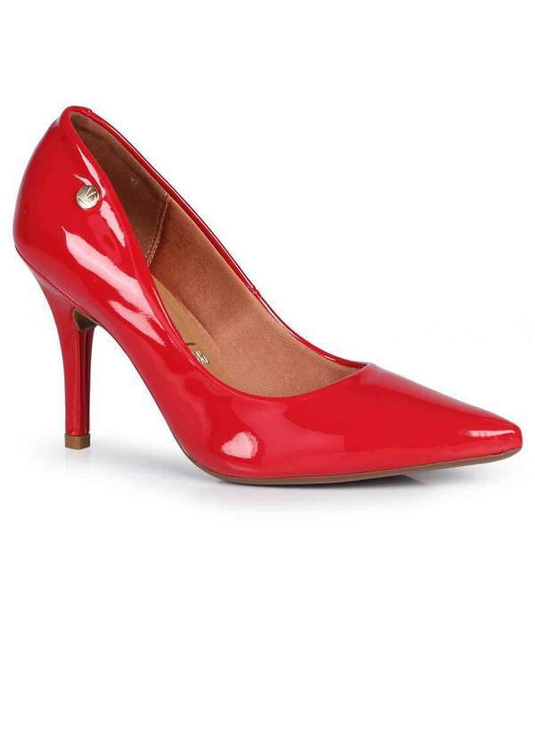 Vizzano - Sapato Scarpin Feminino Vizzano Verniz Vermelho