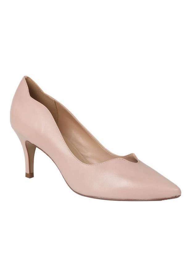 Lara - Scarpin Feminino Lara Ondulado Nude