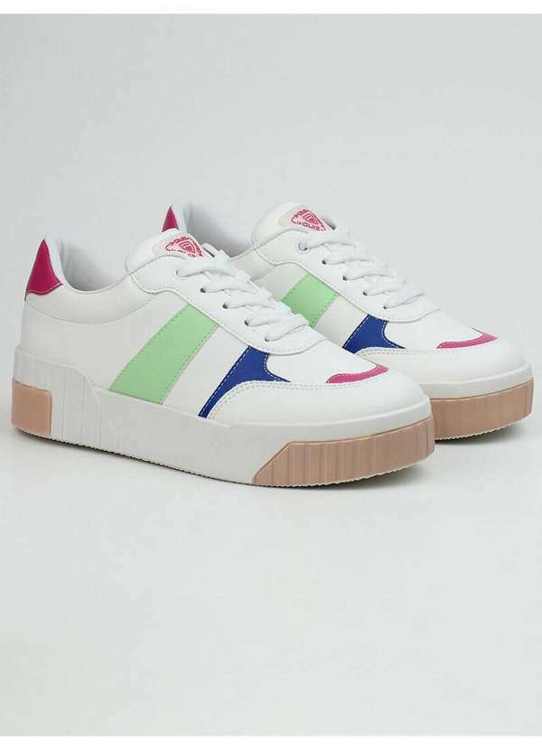 Quiz - Tênis Casual Feminino Quiz Cores Branco