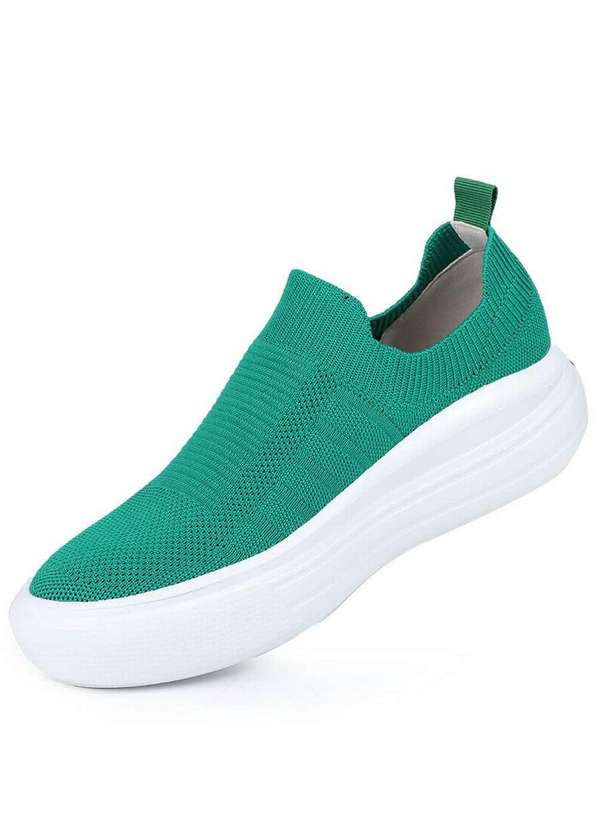 Sua Cia - Tênis Casual Feminino Sua Cia Confy Verde 2