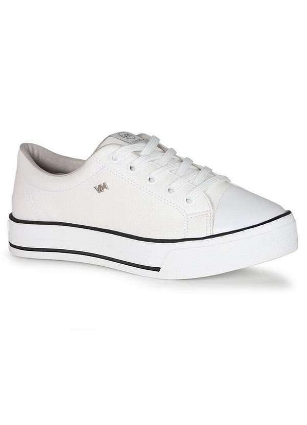Via Marte - Tênis Casual Feminino Via Marte Branco