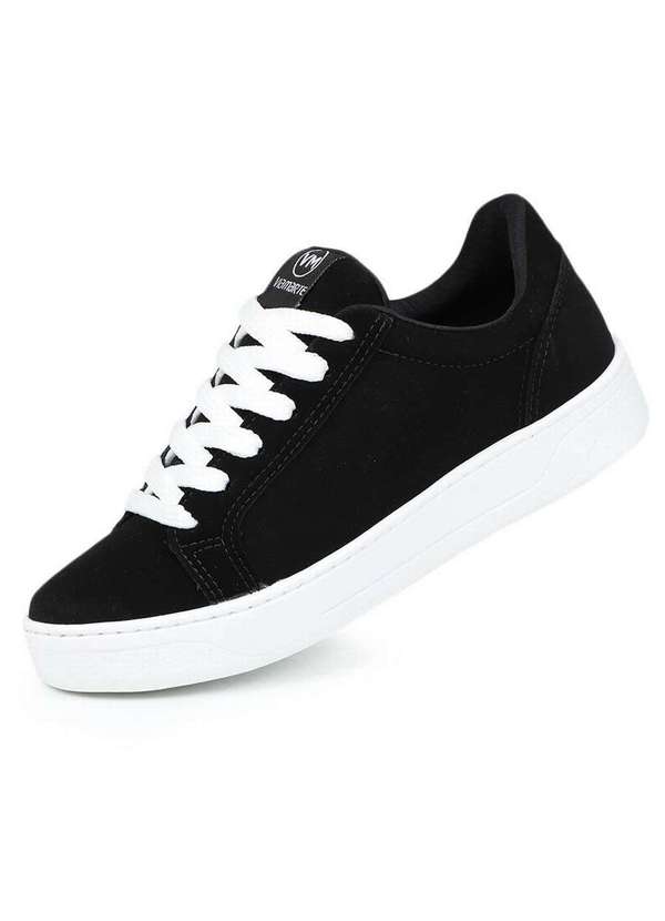 Via Marte - Tênis Casual Feminino Via Marte Moda Preto 2