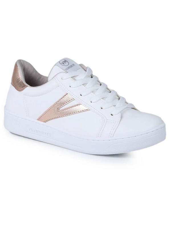 Via Marte - Tênis Casual Feminino Via Marte V Metalizado Branco