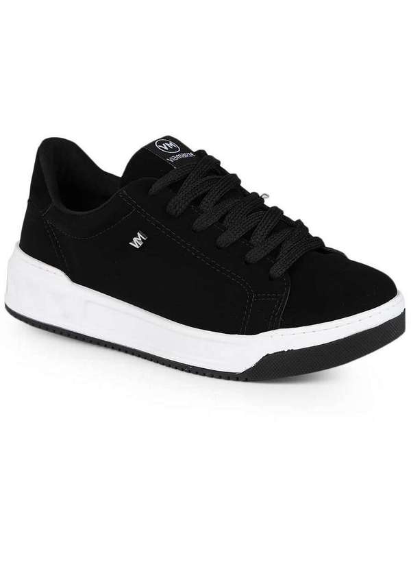 Tenis Vizzano Veludo Preto Tenis Preto Feminino Passarela Vizzano
