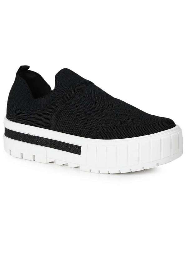 Tênis Flatform Sandalia Flatform Vizzano Listras Shoe TÃªnis