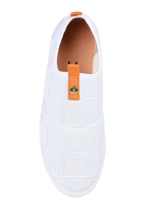 Tênis Feminino Vizzano Slip On Tenis Vizzano Elastico Branco Tênis