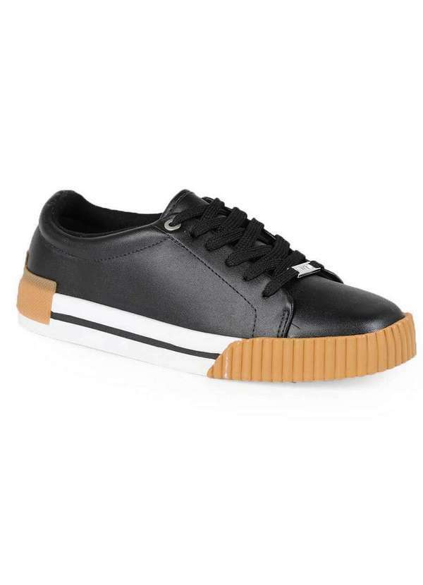 Vizzano - Tênis Casual Feminino Vizzano Pelica Preto