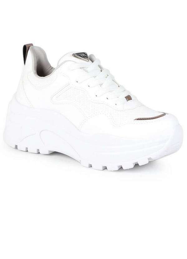 Via Marte - Tênis Chunky Feminino Via Marte Fashion Branco