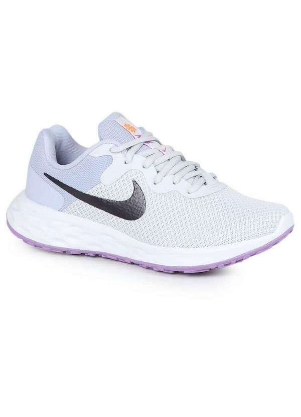Nike - Tênis Esportivo Feminino Nike Revolution 6 Lilas