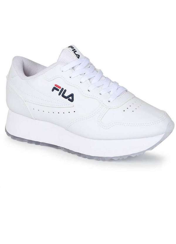 Fila - Tênis Jogging Feminino Fila Euro Jogger Wedge Branco