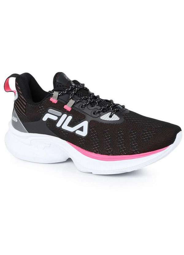 Fila - Tênis Running Feminino Fila Racer For All Preto
