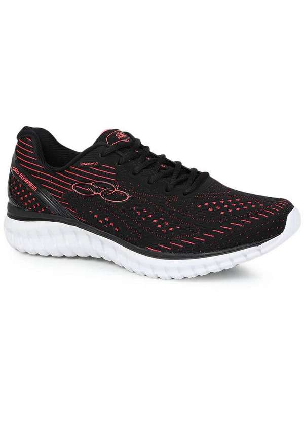 Olympikus - Tênis Training Feminino Olympikus Triunfo Bicolor Preto e Rosa 1