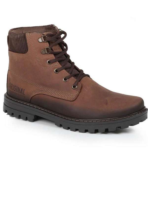 Pegada - Bota Coturno Masculina Pegada Tratorada Cafe 1