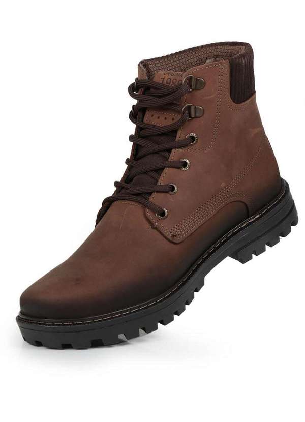Pegada - Bota Coturno Masculina Pegada Tratorada Cafe 2