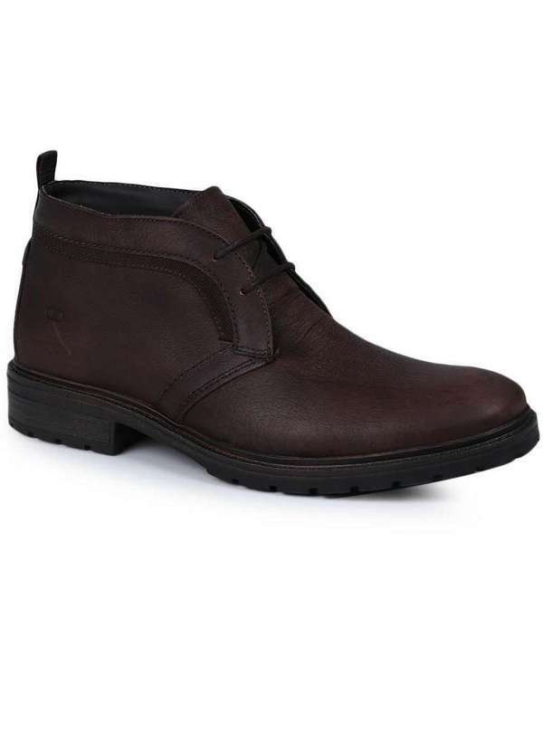 Democrata - Bota Coturno Masculino Democrata Astro Marrom