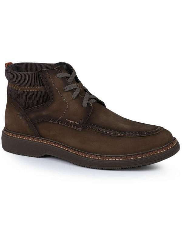 Democrata - Bota Coturno Masculino Democrata Lock Marrom